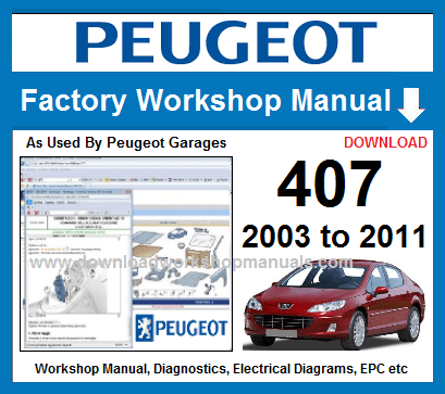 Peugeot 407 Service Manual Download